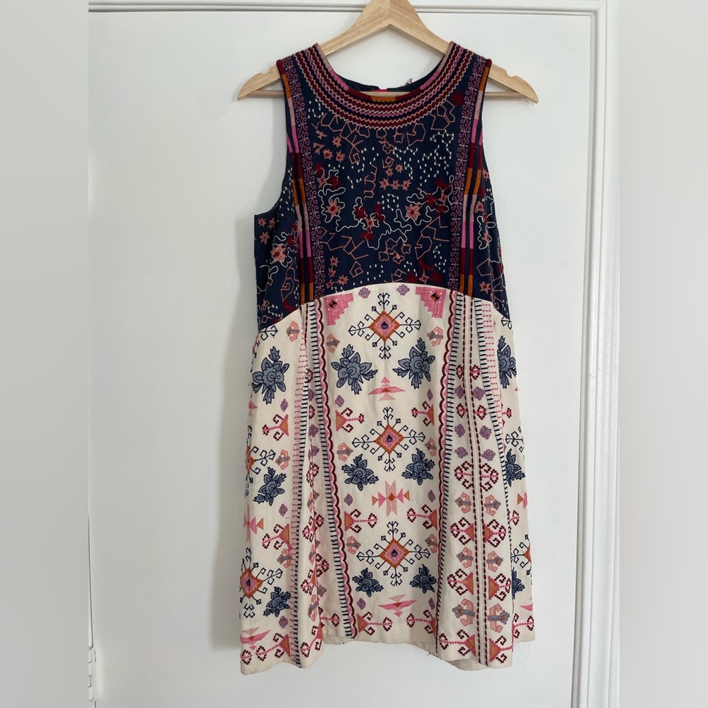 Anthropology A line mini dress